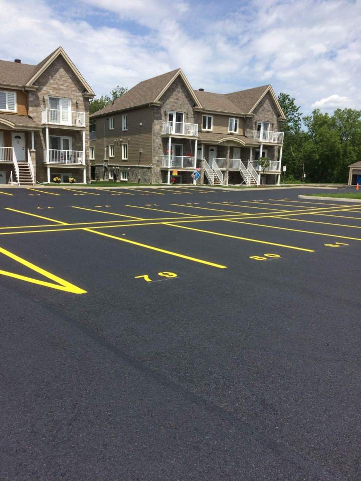 Traçage de ligne d’asphalte Gatineau