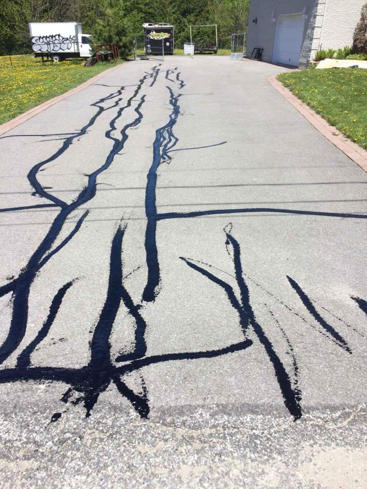 Scellement de fissures d’asphalte Gatineau